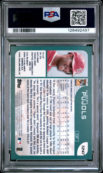 Albert Pujols - 2001 Topps Traded PSA 9