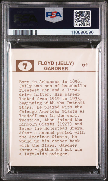Floyd Gardner - 1974 Laughlin Old-Time Black Stars PSA 7