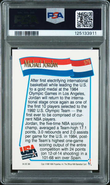 Michael Jordan - 1991 Hoops PSA 10