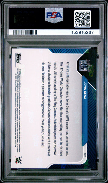 John Cena - 2025 Topps Now WWE PSA 10