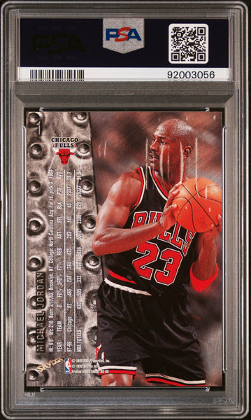 Michael Jordan - 1998 Metal Universe PSA 9