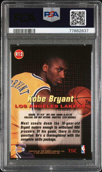 Kobe Bryant - 1996 Stadium Club Rookies 1 PSA 9