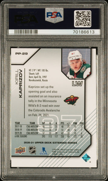 Kirill Kaprizov - 2020 Upper Deck Pros & Prospects PSA 10
