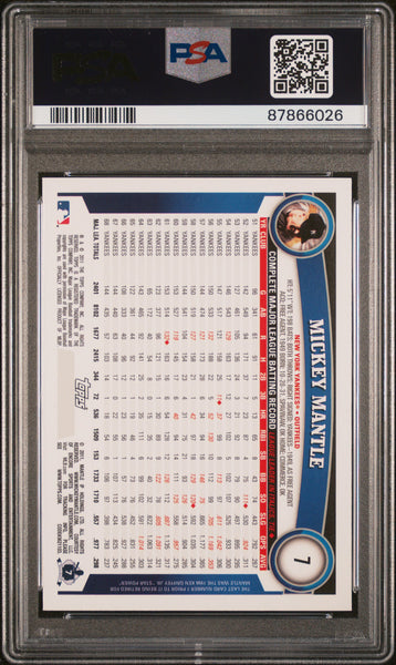 Mickey Mantle - 2011 Topps Diamond Anniversary PSA 10
