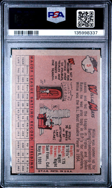Willie Mays - 1958 Topps PSA 4