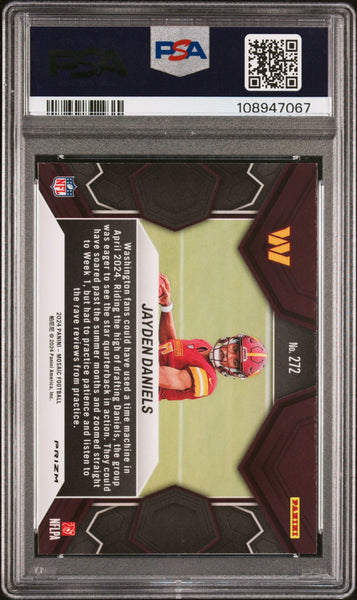 Jayden Daniels - 2024 Panini Mosaic Silver PSA 10