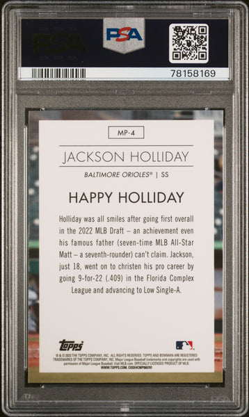 Jackson Holliday - 2023 Bowman Modern Prospects PSA 10