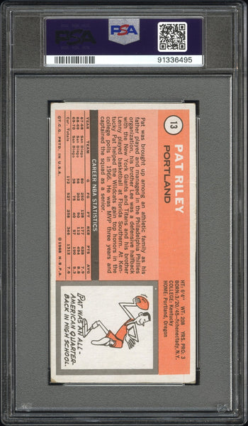 Pat Riley - 1970 Topps PSA 3