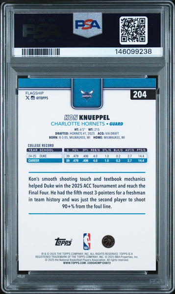 Kon Knueppel - 2025 Topps PSA 9