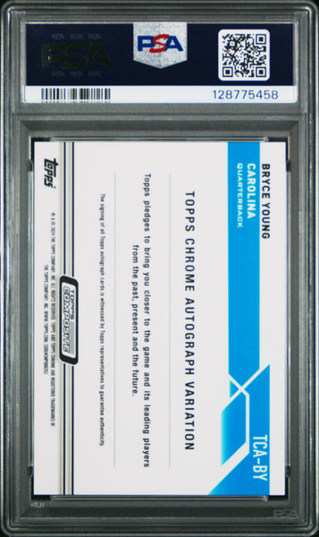 Bryce Young - 2023 Topps Composite Chrome Autographs Green Ref PSA 10 40/99