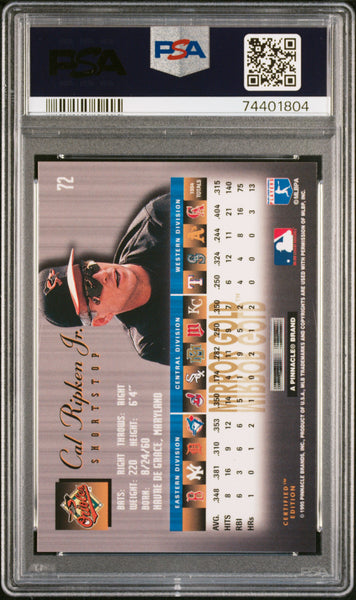 Cal Ripken JR. - 1995 Select Certified Mirror Gold PSA 9
