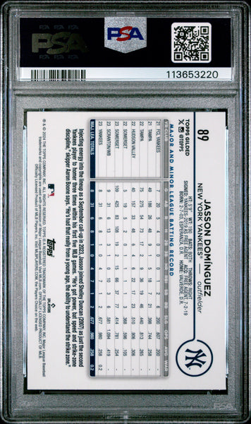 Jasson Dominguez - 2024 Topps Gilded Collection PSA 10 7/99 07/99