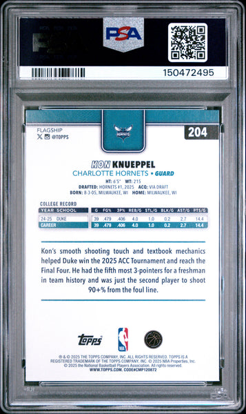 Kon Knueppel - 2025 Topps PSA 10
