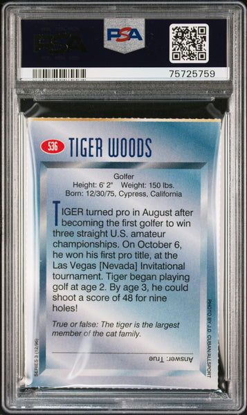 Tiger Woods - 1996 S.I. For Kids Series 3 PSA 8