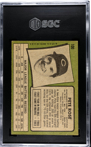 Pete Rose - 1971 Topps SGC 5