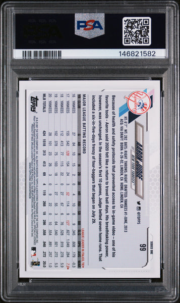 Aaron Judge - 2021 Topps SP PSA 9