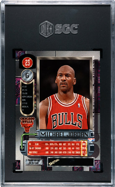 Michael Jordan - 1997 Skybox Metal Universe SkyBox SGC 9.5