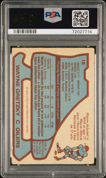 Wayne Gretzky - 1979 O-Pee-Chee PSA 1.5