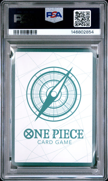 2026 One Piece Op14-Eb04-The Azure Sea's Seven Don!!  Dracule Mihawk-Gold PSA 10
