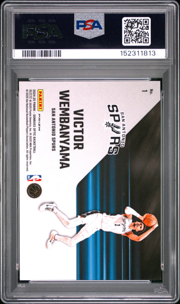 Victor Wembanyama - 2024 Panini Donruss Optic Phazes PSA 9
