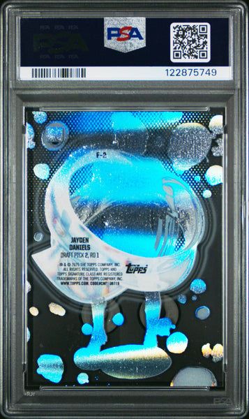 Jayden Daniels - 2024 Topps Signature Class Fluidity PSA 9