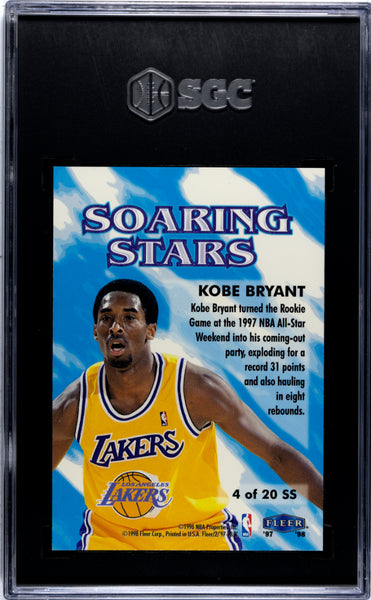 Kobe Bryant - 1997 Fleer Soaring Stars SGC 10