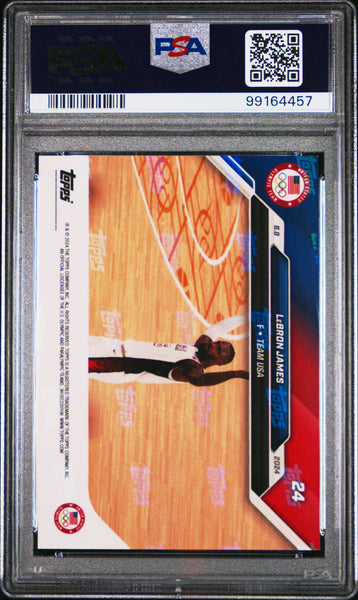 LeBron James - 2024 Topps Now Olympic Games PSA 10