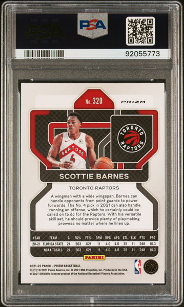Scottie Barnes - 2021 Panini Prizm Fast Break PSA 10