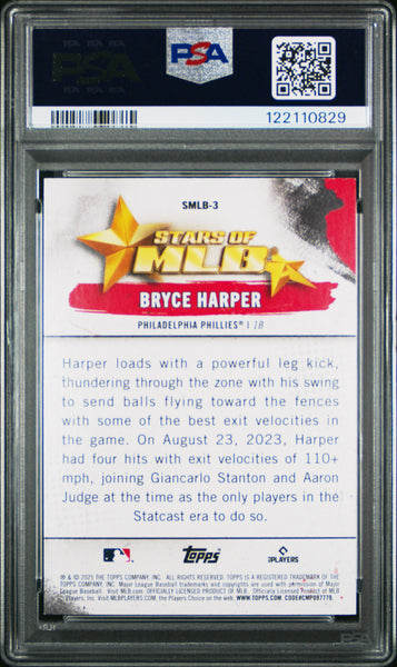 Bryce Harper - 2025 Topps Stars Of MLB PSA 9