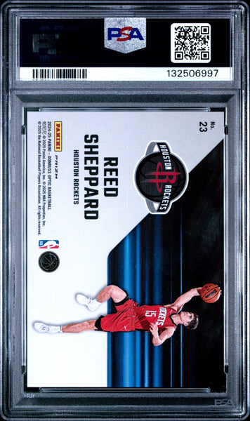 Reed Sheppard - 2024 Panini Donruss Optic Phazes PSA 10 Case Hit