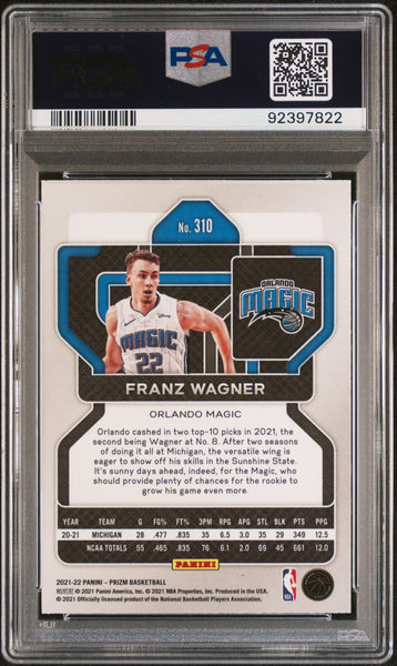 Franz Wagner - 2021 Panini Prizm PSA 10