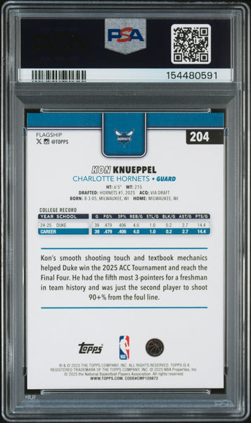 Kon Knueppel - 2025 Topps PSA 10
