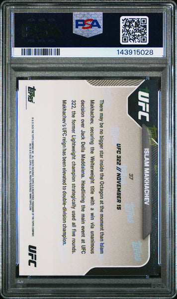 Islam Makhachev - 2025 Topps Now UFC PSA 9