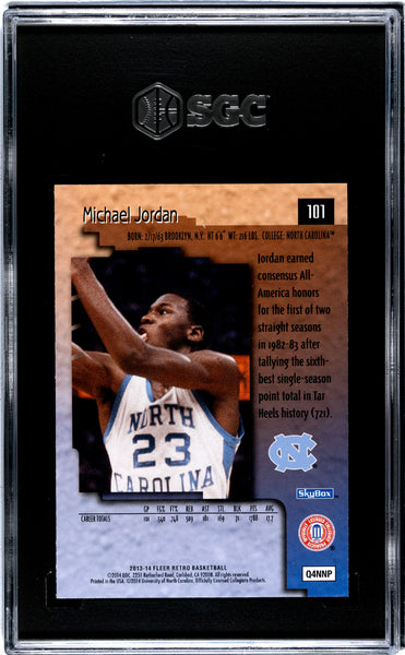 Michael Jordan - 2013 Fleer Retro '96 97 Skybox Premium SGC 9