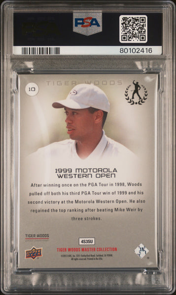 2013 Upper Deck Tiger Woods Master Collection PSA 9 73/200