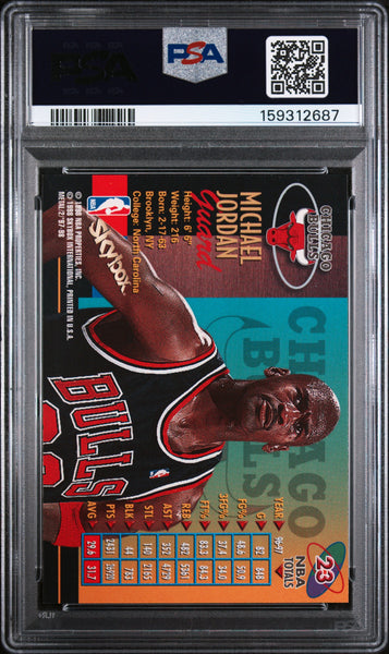 Michael Jordan - 1997 Metal Universe Championship PSA 9