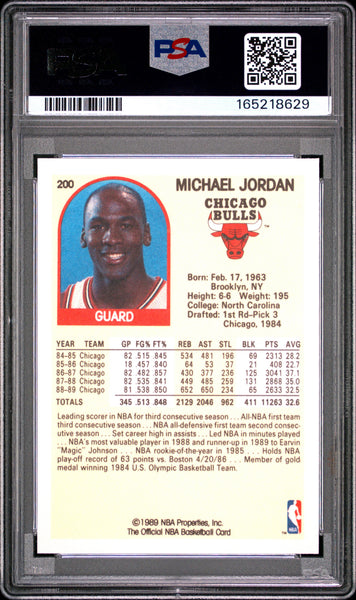 Michael Jordan - 1989 Hoops PSA 10