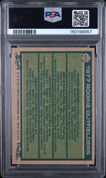 Rookie Outfielders - 1977 Topps PSA 6