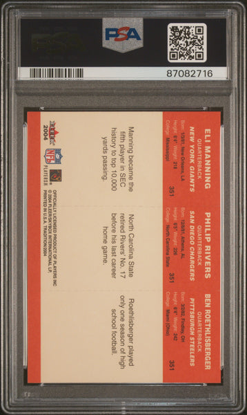 Roeth. Rivers Manning - 2004 Fleer Tradition PSA 10