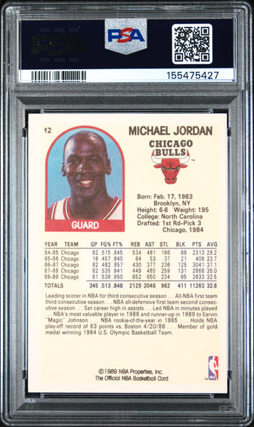 Michael Jordan - 1990 Hoops Superstars PSA 10