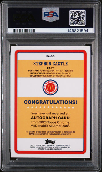 Stephon Castle - 2023 Topps PSA 9