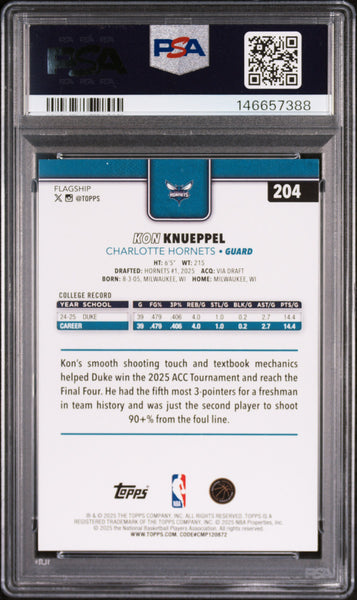 Kon Knueppel - 2025 Topps PSA 10