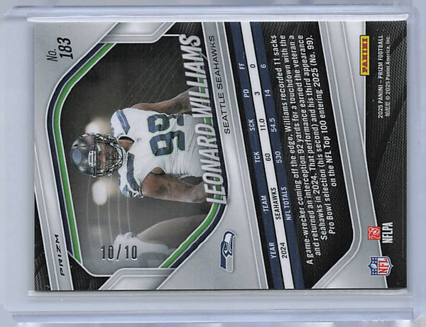 Leonard Williams - 2025 Prizm Choice Gold Scope /10