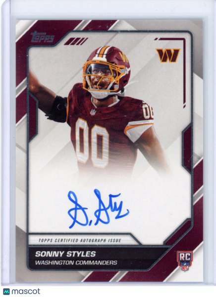 Sonny Styles - 2026 Topps First Flagship Signatures Rookie Auto