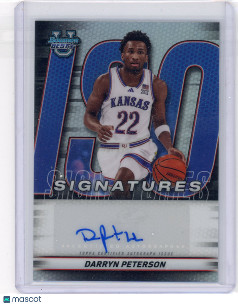 Darryn Peterson - 2025-26 Bowman's Best Iso Signatures Auto