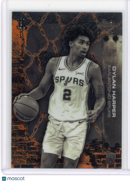 Dylan Harper - 2025-26 Cactus Jack Chrome Orange Refractor Rookie /25