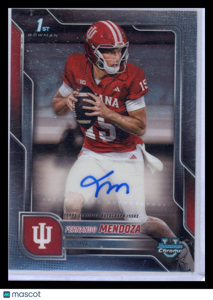 Fernando Mendoza - 2025 Bowman University Chrome Prospect Autograph