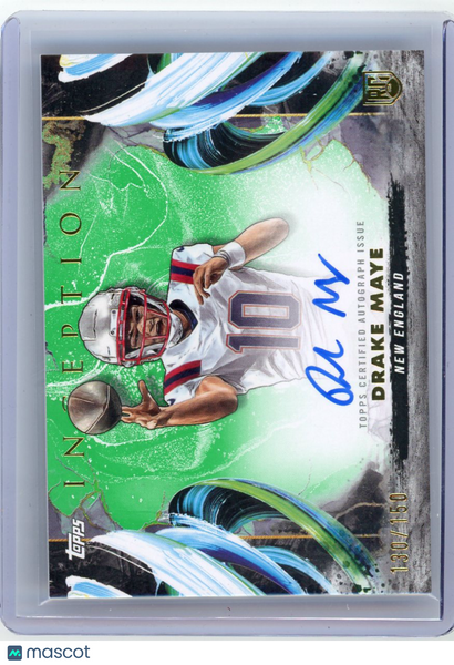 DRAKE MAYE - 2024 Topps Inception Green Rookie Auto /150