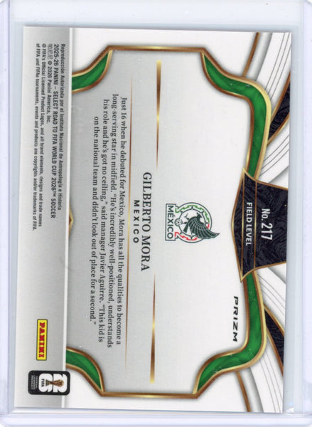Gilberto Mora - 2026 Fifa Select Red Pandora Field Level Rookie