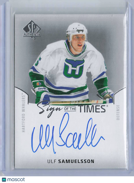 Ulf Samuelsson - 2025-26 SP Authentic Sign of the Times Auto